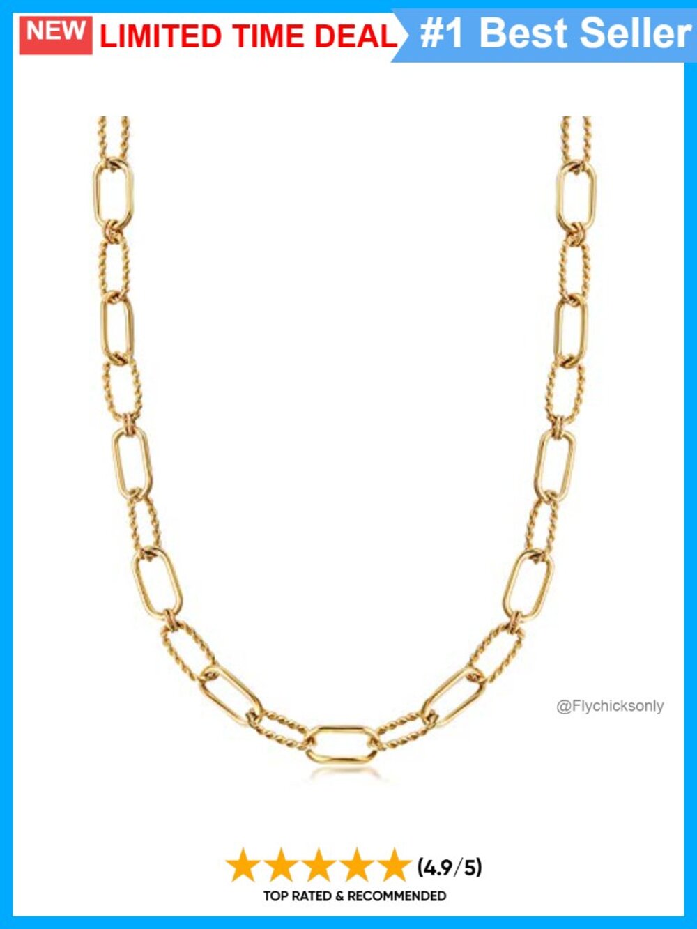 Stainless Steel Twist Rope Chain Necklace Bracelet Unisex Jewelry